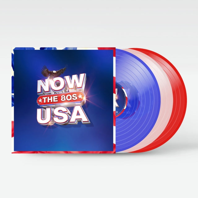 VARIOUS ARTISTS | NOW! THAT'S WHAT I CALL USA: THE 80'S (3LP/RED/WHITE & BLUE VINYL) | VINYL RECORD (LP)
