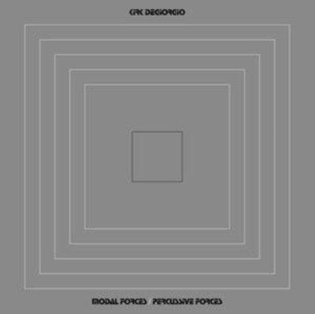DEGIORGIO, KIRK | MODAL FORCES / PERCUSSIVE FORCES | VINYL RECORD (LP)
