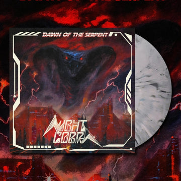 NIGHT COBRA | DAWN OF THE SERPENT (BLACK/WHITE MARBLE VINYL) | VINYL RECORD (LP)