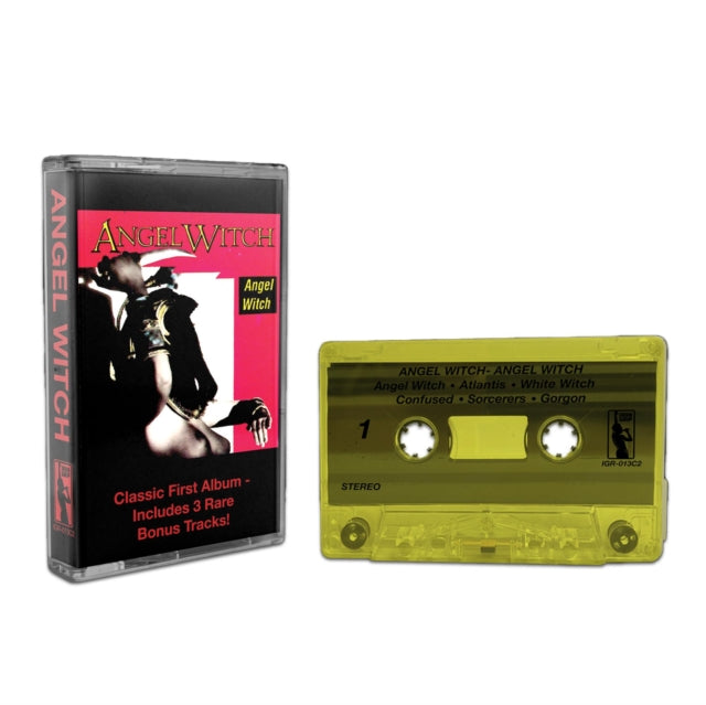 ANGEL WITCH | ANGEL WITCH + 3 BONUS TRACKS ALTERNATE COVER (CLEAR YELLOW CASSETTE) | MUSIC CASSETTE