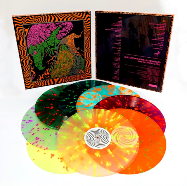 KING GIZZARD & THE LIZARD WIZARD | LIVE IN CHICAGO '23 (8LP/DIFFERENT SPLATTER VINYL) | VINYL RECORD (LP)