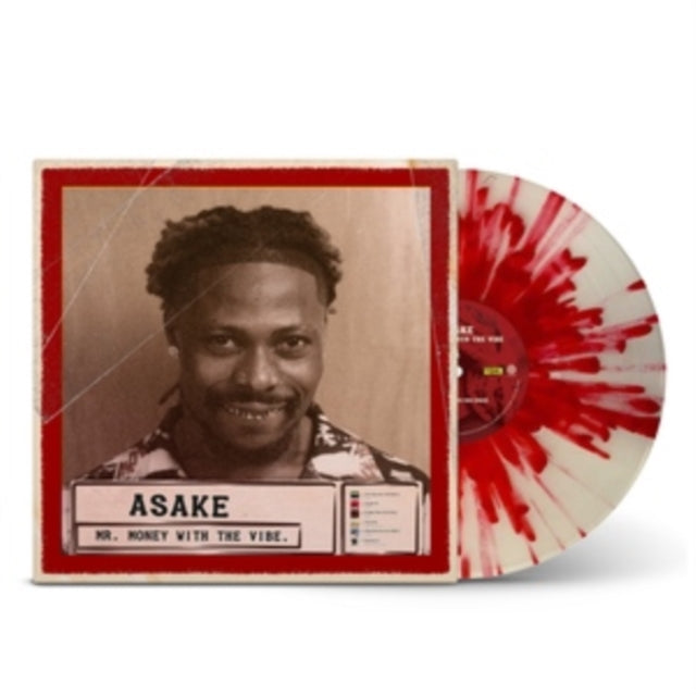 ASAKE | MR. MONEY WITH THE VIBE (WHITE/RED VINYL) | VINYL RECORD (LP)