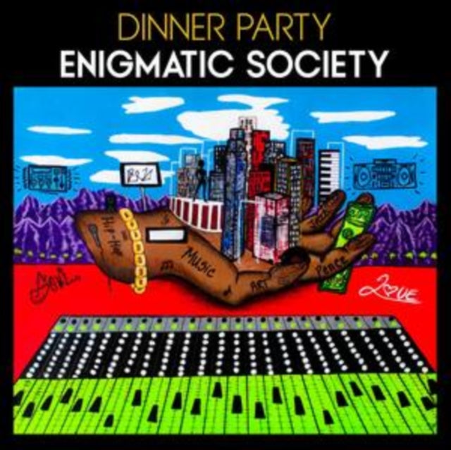 DINNER PARTY | ENIGMATIC SOCIETY (BLACK & WHITW VINYL) | VINYL RECORD (LP)