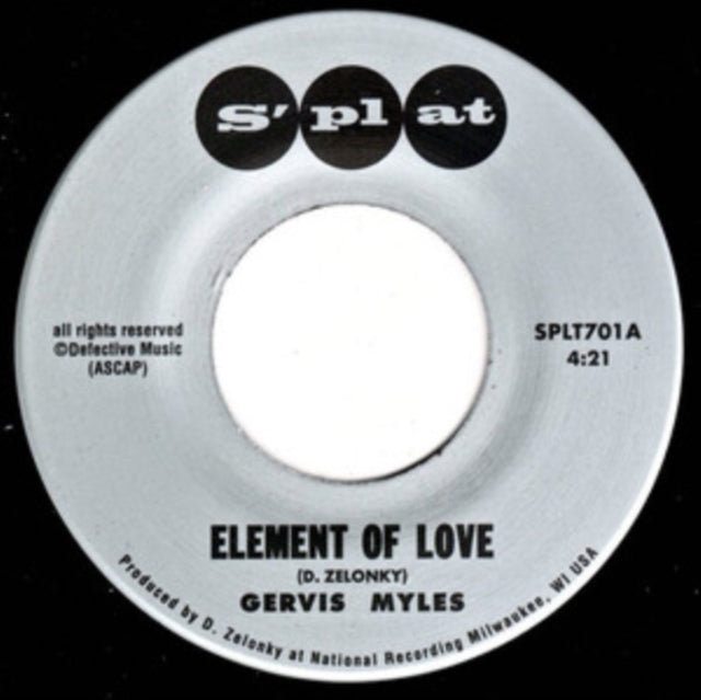 MYLES, GERVIS & SUITE CRUDE REVUE | ELEMENT OF LOVE B/W I'M THIRSTY | 7IN VINYL