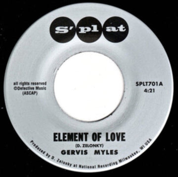 MYLES, GERVIS & SUITE CRUDE REVUE | ELEMENT OF LOVE B/W I'M THIRSTY | 7IN VINYL