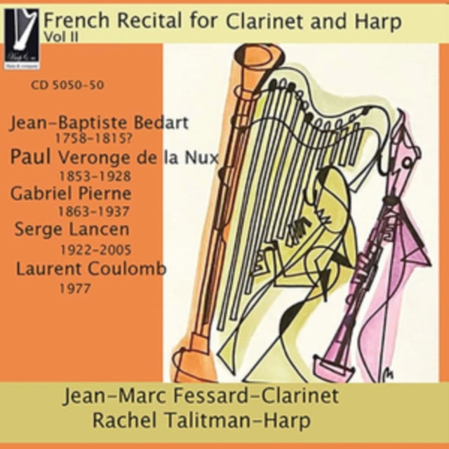 FESSARD, JEAN-MARC & RACHEL TALITMAN | FRENCH RECITAL FOR CLARINET & HARP, VOL II | CD