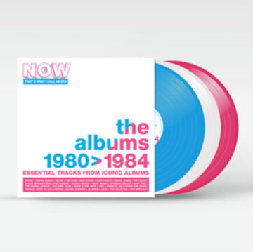 NOW THATS WHAT I CALL AN ERA: THE ALBUMS 1980-1984 (3LP/WHITE, BLUE, PINK VINYL) | VINYL RECORD (LP)