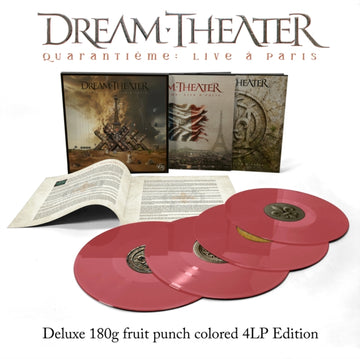 QUARANTIEME: LIVE A PARIS (4LP/FRUIT PUNCH COLORED VINYL) | VINYL RECORD (LP)