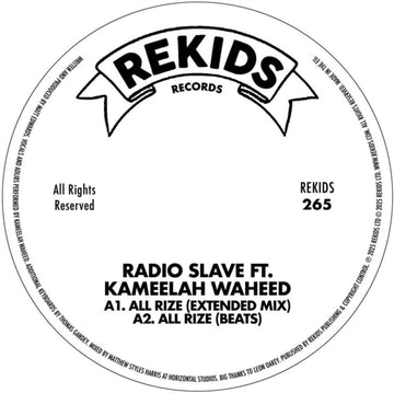 ALL RIZE | 12IN VINYL