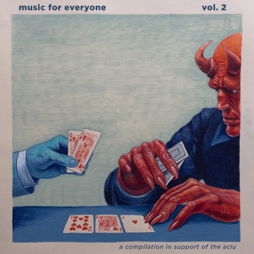 MUSIC FOR EVERYONE VOL .2 (OXBLOOD W/ AQUA BLUE SWIRL VINYL/2LP) | VINYL RECORD (LP)