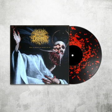 HELL IS RIGHT IN FRONT OF US (BLACK WITH RED SPLATTER VINYL) | VINYL RECORD (LP)