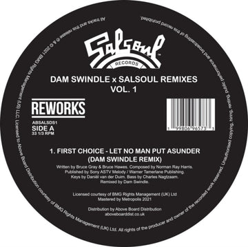DAM SWINDLE X SALSOUL REMIXES VOL. 1 | 12IN VINYL