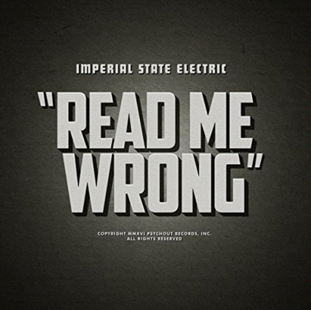 IMPERIAL STATE ELECTRIC | READ ME WRONG | VINYL RECORD (LP)