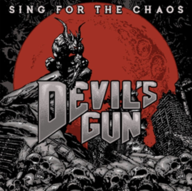 DEVILS GUN | SING FOR THE CHAOS (RED/BLACK MARBLE VINYL) | VINYL RECORD (LP)