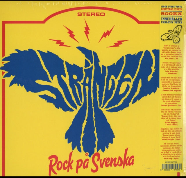 STRANGEN | ROCK PA SVENSKA (BLACK VINYL) | VINYL RECORD (LP)