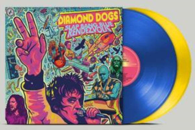 DIAMOND DOGS | SLAP BANG BLUE RENDEZVOUS (BLUE YELLOW VINYL) | VINYL RECORD (LP)