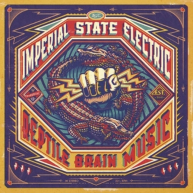 IMPERIAL STATE ELECTRIC | REPTILE BRAIN MUSIC (RED VINYL) | VINYL RECORD (LP)