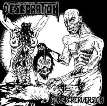 GORE & PERVERSION (WHITE/HEAVY BLACK SPLATTER VINYL) | VINYL RECORD (LP)