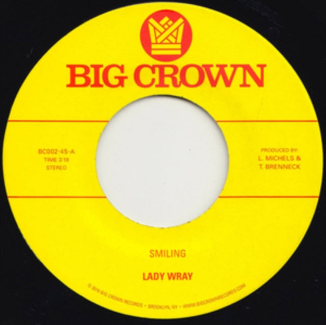 LADY WRAY | SMILING/MAKE ME OVER | VINYL RECORD (LP)
