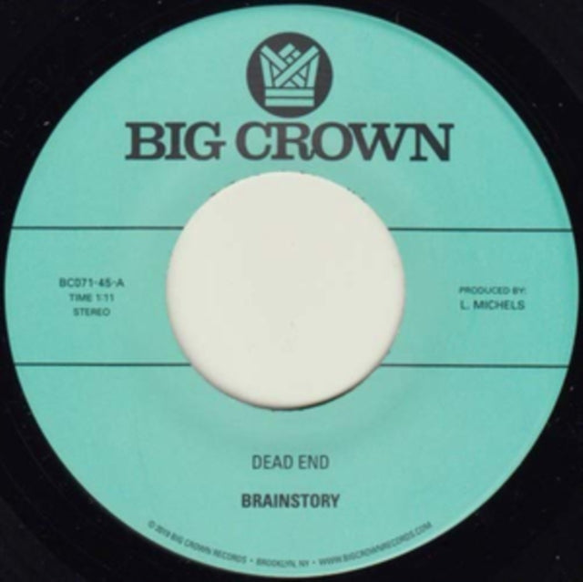 BRAINSTORY | DEAD END B/W MNEMOPHOBIA | 7IN VINYL