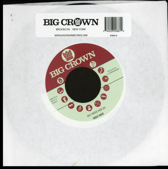 HOLY HIVE | OH I MISS HER SO B/W IF I COULD SEE HER NOW | 7IN VINYL