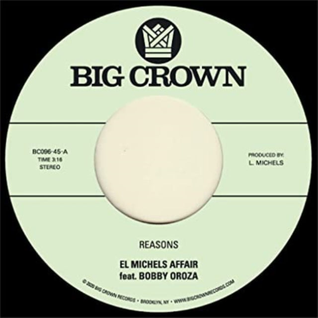 EL MICHELS AFFAIR | REASONS / HIPPS | 7IN VINYL