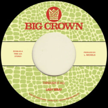 LADY WRAY | THROUGH IT ALL B/W UNDER THE SUN | 7IN VINYL