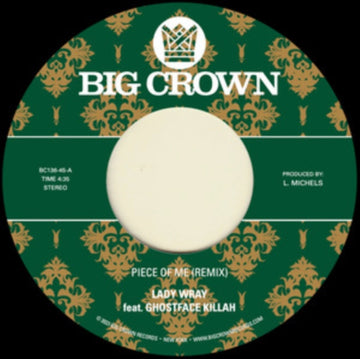 LADY WRAY & PETE ROCK | PIECE OF ME (FEAT. GHOSTFACE KILLAH) B/W JOY & PAIN (PETE ROCK REMIX) | 7IN VINYL