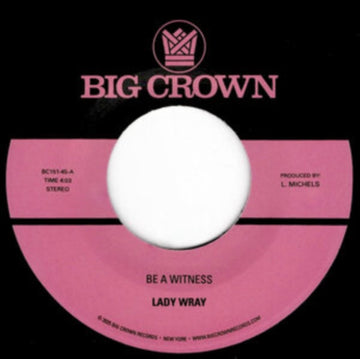 BE A WITNESS / BEST FOR US | 7IN VINYL