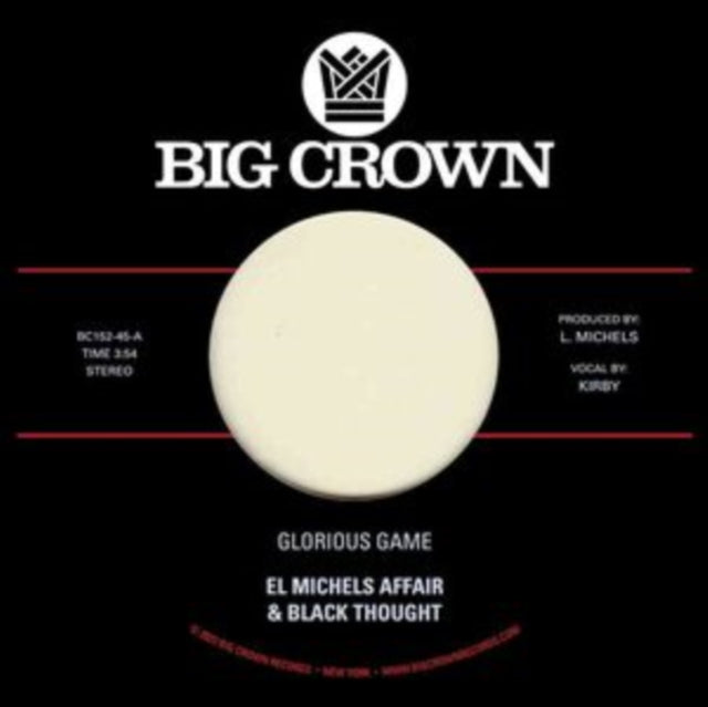 EL MICHELS AFFAIR & BLACK THOUGHT | GLORIOUS GAME B/W GRATEFUL | 7IN VINYL