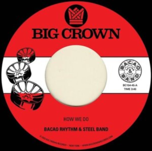BACAO RHYTHM & STEEL BAND | HOW WE DO / NUTHIN BUT A G THANG | 7IN VINYL
