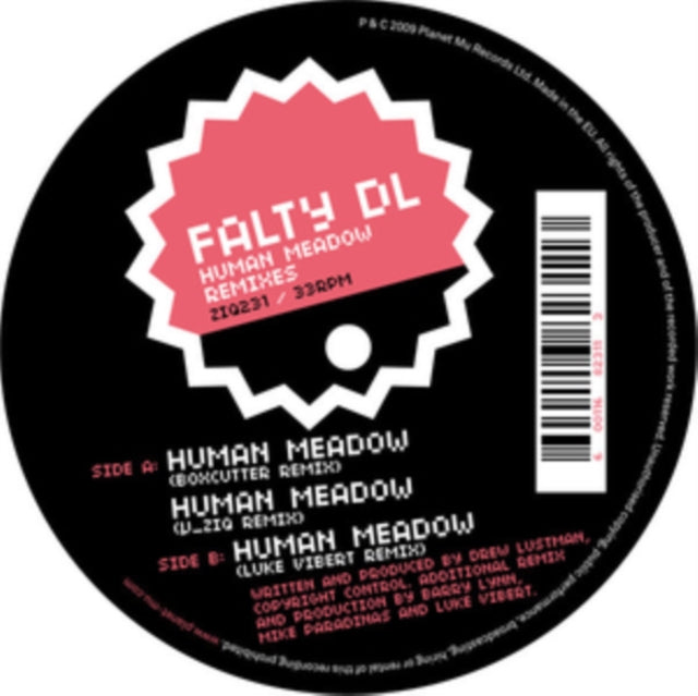 FALTYDL | HUMAN MEADOW (BOXCUTTER / MU-ZIQ REMIXES) | 12IN VINYL
