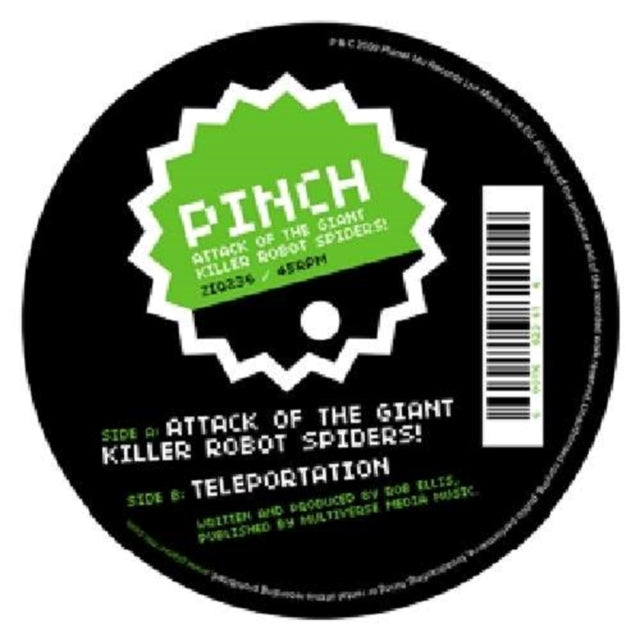 PINCH | ATTACK OF THE GIANT KILLER ROBOT SPIDERS | 12IN VINYL