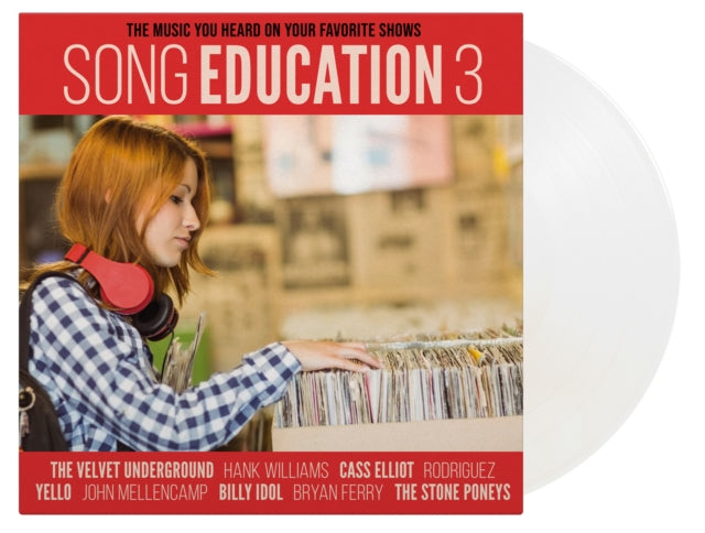 VARIOUS ARTISTS | SONG EDUCATION 3 (THE MUSIC YOU HEARD ON YOUR FAVORITE SHOWS) (SOLID WHITE VINYL/180G) | VINYL RECORD (LP)