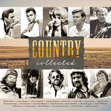 VARIOUS ARTISTS | COUNTRY COLLECTED (2LP/180G/CRYSTAL CLEAR VINYL) | VINYL RECORD (LP)