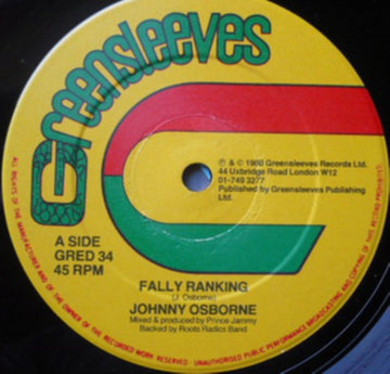 OSBOURNE, JOHNNY | FALLY RANKING | 7IN VINYL