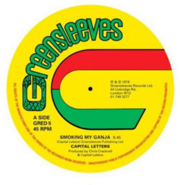 CAPITAL LETTERS | SMOKING MY GANJA | VINYL RECORD (LP)