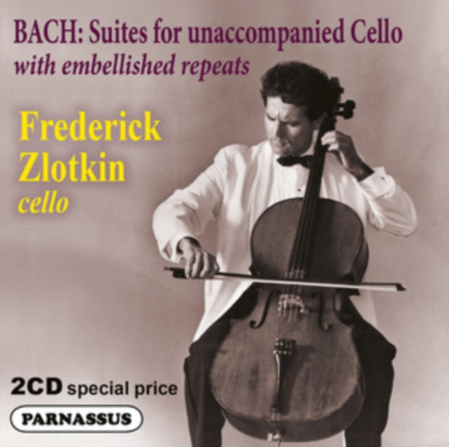 ZLOTKIN, FREDERICK | J. S. BACH CELLO SUITES 1-6 WITH EMBELLISHMENTS | CD