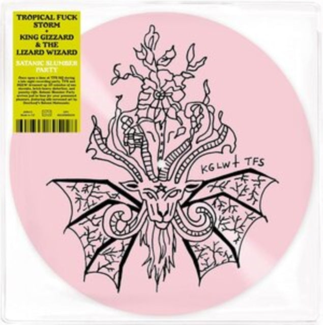 TROPICAL FUCK STORM & KING GIZZARD & THE LIZARD WIZARD | SATANIC SLUMBER PARTY (PINK SILKSCREENED VINYL) | 12IN VINYL