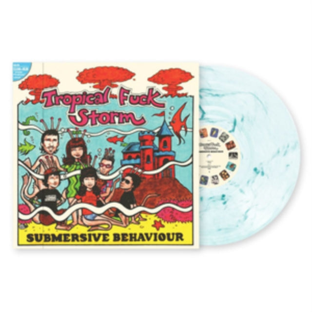 TROPICAL FUCK STORM | SUBMERSIVE BEHAVIOUR (CLEAR & AQUA BLUE SMOKE VINYL) | VINYL RECORD (LP)