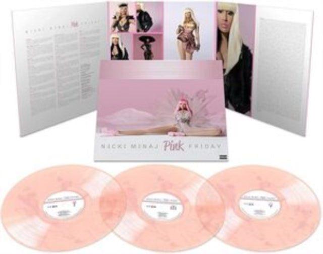 MINAJ, NICKI | PINK FRIDAY (10TH ANNIVERSARY/DELUXE/PINK/WHITE SWIRL VINYL/3LP) | VINYL RECORD (LP)