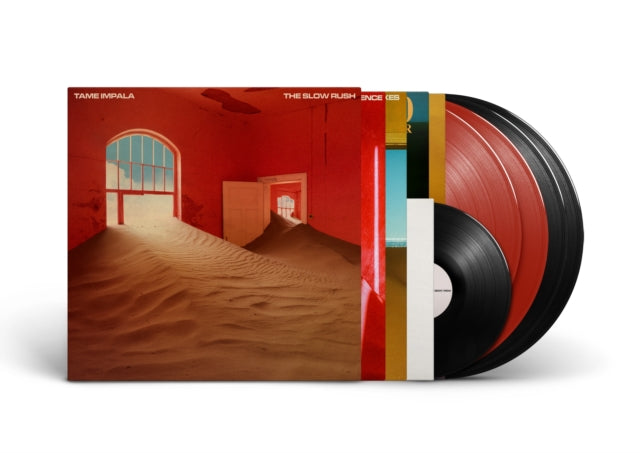 TAME IMPALA | SLOW RUSH (DELUXE/2-TRANSPARENT RED VINYL/3-BLACK VINYL) | VINYL RECORD (LP)