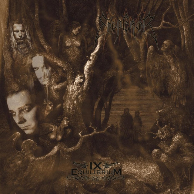 EMPEROR | IX EQUILIBRIUM (BLACK/BROWN SWIRL VINYL) (HALF-SPEED) | VINYL RECORD (LP)