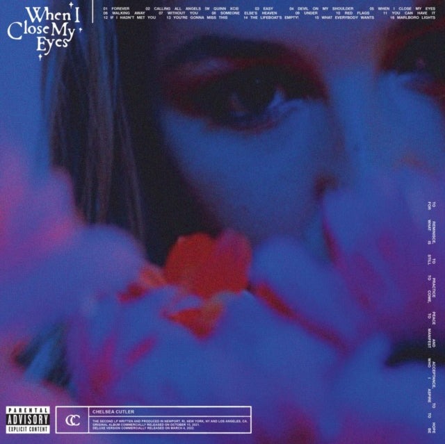 CUTLER, CHELSEA | WHEN I CLOSE MY EYES (X) (DELUXE CLEAR VINYL/2LP) | VINYL RECORD (LP)
