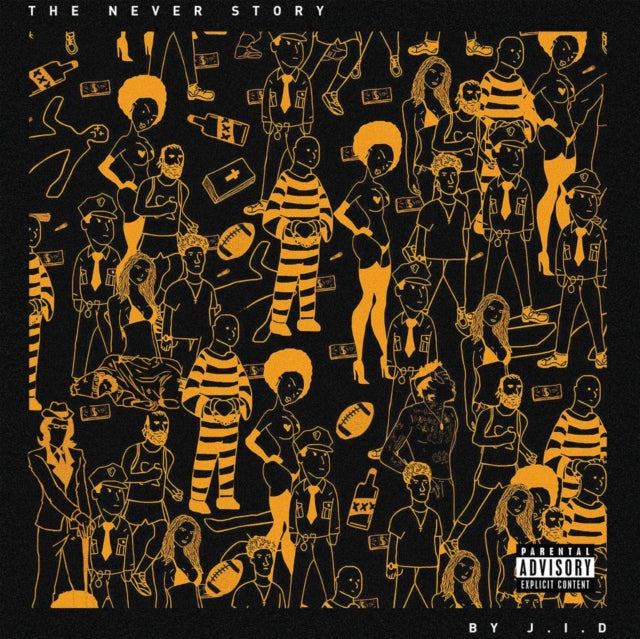JID | NEVER STORY (ORANGE CRUSH VINYL/2LP) | VINYL RECORD (LP)