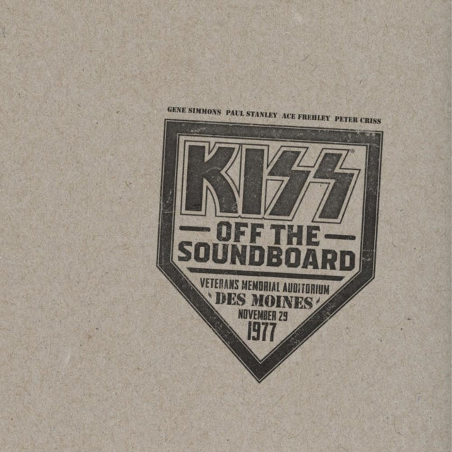KISS | KISS OFF THE SOUNDBOARD: LIVE IN DES MOINES (2LP) | VINYL RECORD (LP)