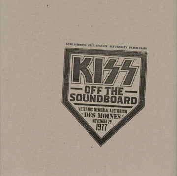 KISS | KISS OFF THE SOUNDBOARD: LIVE IN DES MOINES (VIOLET VINYL/2LP) | VINYL RECORD (LP)