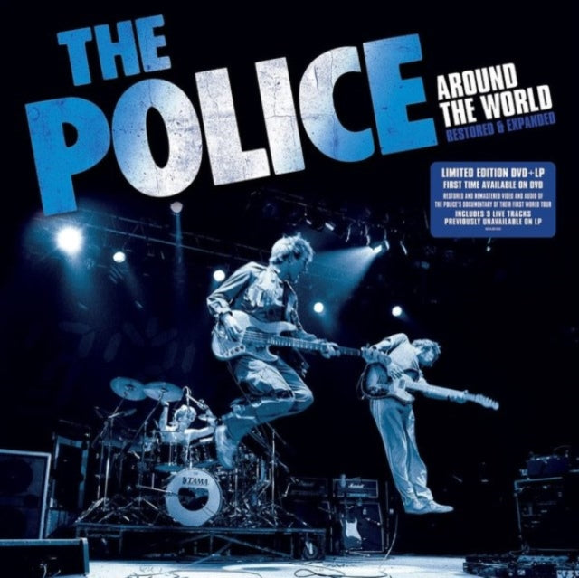 POLICE | AROUND THE WORLD (GOLD VINYL/180G/LP/DVD) | VINYL RECORD (LP)