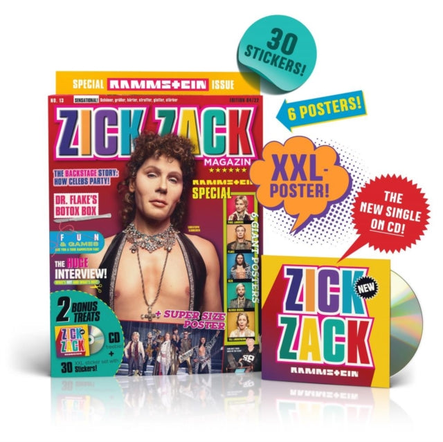 RAMMSTEIN | ZICK ZACK (CD/MAGAZINE) | CD