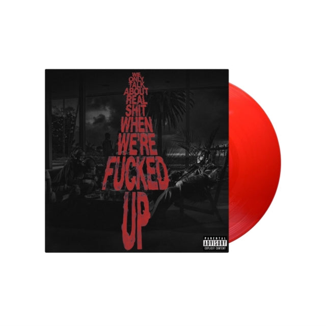 BAS | WE ONLY TALK ABOUT REAL SHIT WHEN WE'RE FUCKED UP (X) (TRANSPARENT RED VINYL/2LP) | VINYL RECORD (LP)
